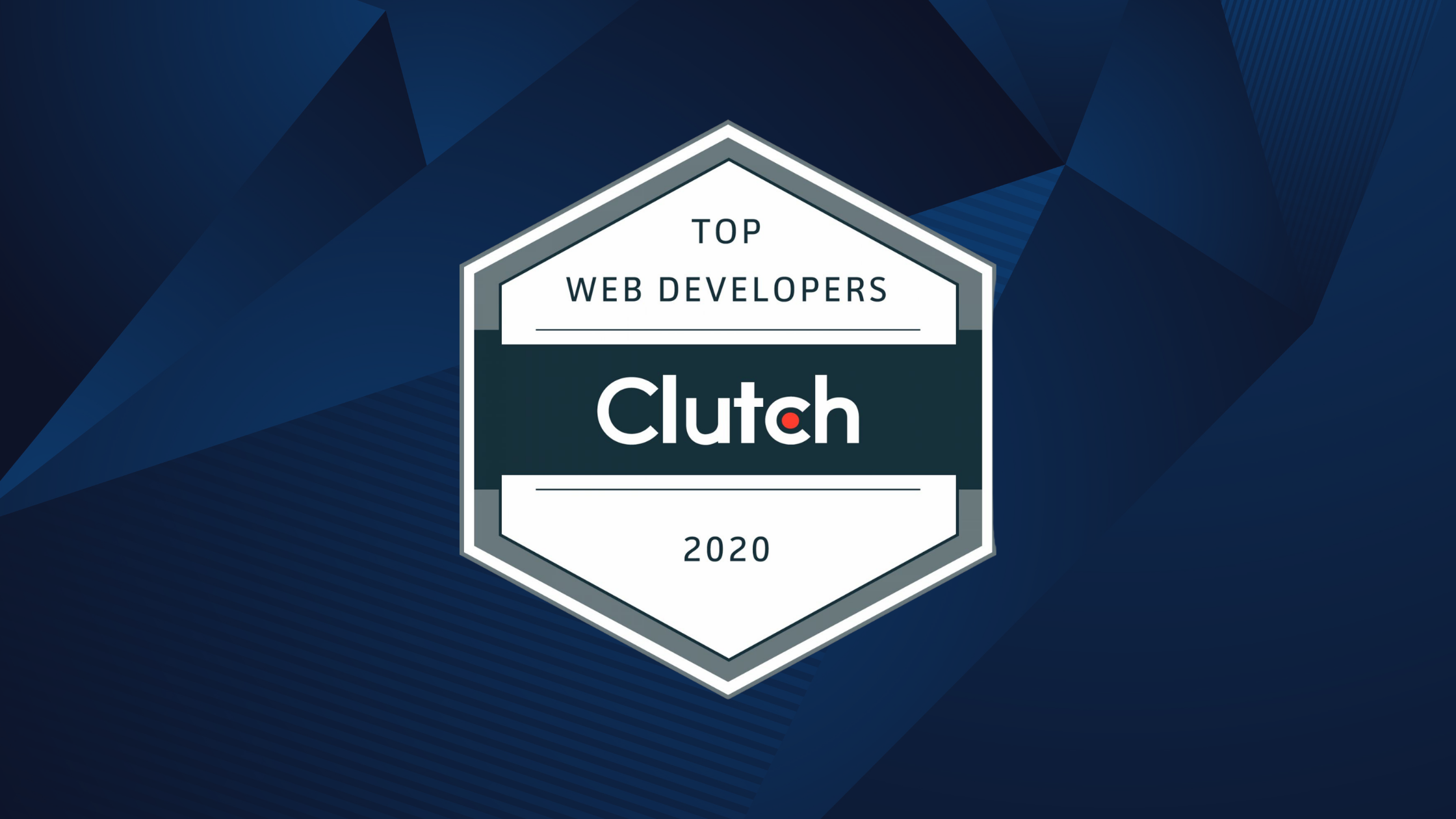 Clutch top web developers award logo 2020