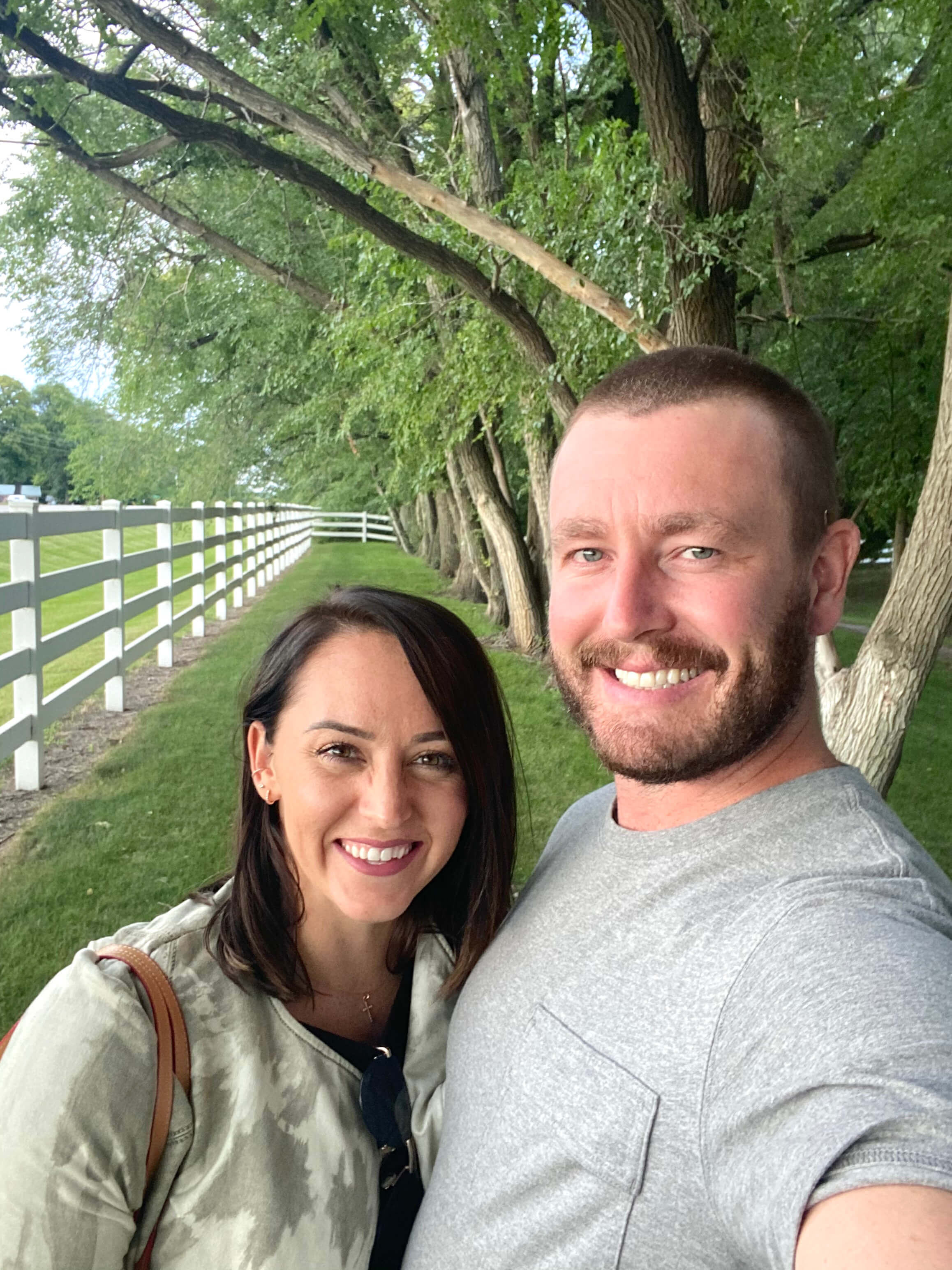 Jacqui and her husband, Aaron