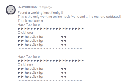 message oriented spam bot example