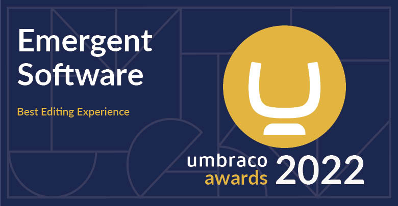 Best Editing Experience at Umbraco Awards 2022