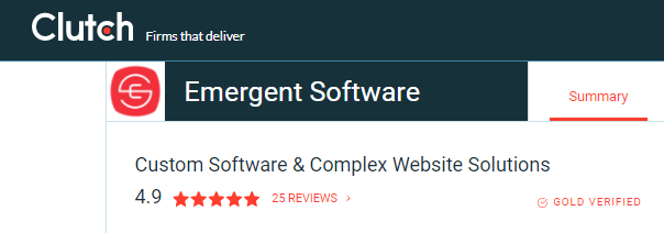 Emergent Software company profile on Clutch