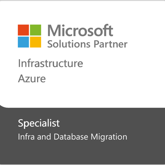 Microsoft Infrastructure Azure Partner Designation Badge