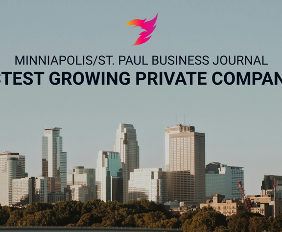 Minneapolis/St. Paul Business Journal Fasting Growing Private Company Award 