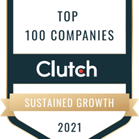 Emergent Software Featured on Clutch’s Top 100 Sustained Growth Company List in 2021